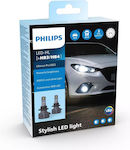 Philips Λάμπες Αυτοκινήτου Ultinon Pro 3022 HB3-9005 / HB4-9006 LED 6000K Ψυχρό Λευκό 12V / 24V 2τμχ