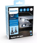 Philips Lămpi Autoturismului Ultinon Pro 3022 H1 LED 6000K Alb rece 12V / 24V 2buc