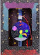 Easter Candle The Little Prince Square Scented Handmade with Box 35cm Blue