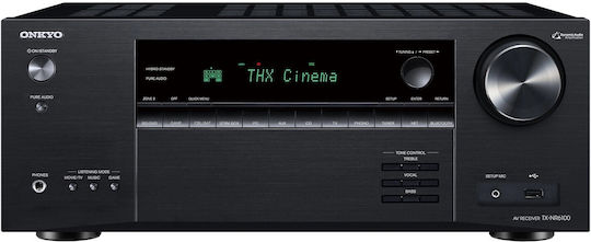 Onkyo TX-NR6100 Home Cinema Receiver 4K/8K 7.2 Channels with HDR and Dolby Atmos Black