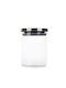 ArteLibre Set 2 Pieces General Use Glass Transparent Jars with Lid 800ml