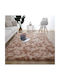 My Home Luxury Αντιολισθητικό Χαλί Ορθογώνιο Shaggy Καφέ 160x230cm