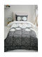 Vesta Home Παιδικό Πάπλωμα Μονό Παοκ Μαύρο 160x230εκ.