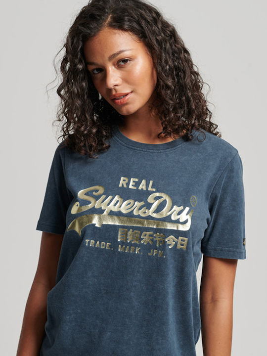 Superdry VINTAGE LOGO Women's T-shirt Ink