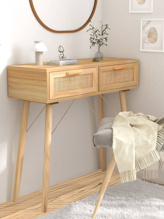 Wooden Console Table L80xW30xH75cm