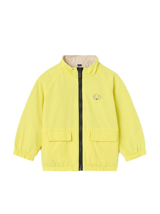 Kids' Bomber Short Windproof Double Sided Yellow