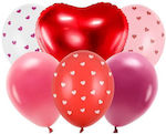 Set 6 Ballons Latex Rosa ZB1