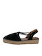 Rambla Suede Γυναικείες Εσπαντρίγιες σε Μαύρο Χρώμα