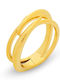 Folli Follie The Chain Addiction Femeie Inel Verighetă Placat cu aur