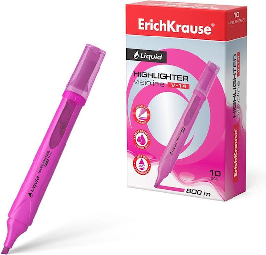 ErichKrause V-14 Textmarker 4mm Rosa