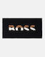 Hugo Boss Bold Beach Towel Cotton Black 160x80cm.