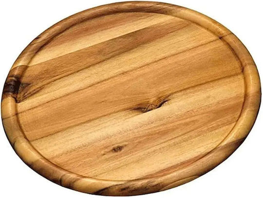 Kesper Acacia Pizza-Servierplatte Hölzernes 32x32x2cm 1Stück