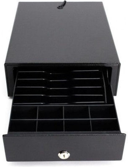 ICS ICS DF-2532 RJ 6V Cash Drawer with 8 Coin Slots and 4 Slots for Bills 25x32x8.5cm