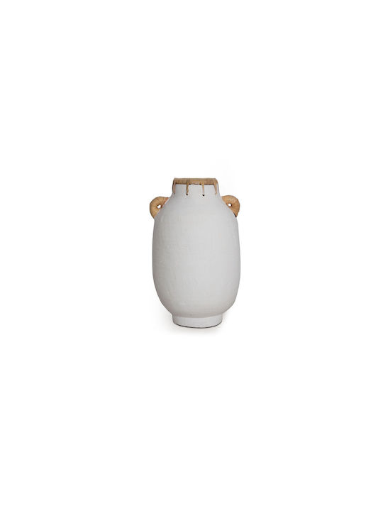 Soulworks Vază Decorativă Ceramică Usiris White 21x21x35cm 1buc