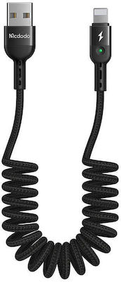 Mcdodo Spirale USB-A zu Lightning Kabel Schwarz 1.8m (CA-6410)
