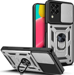 Bodycell Armor Slide Back Cover Πλαστικό Ασημί ...