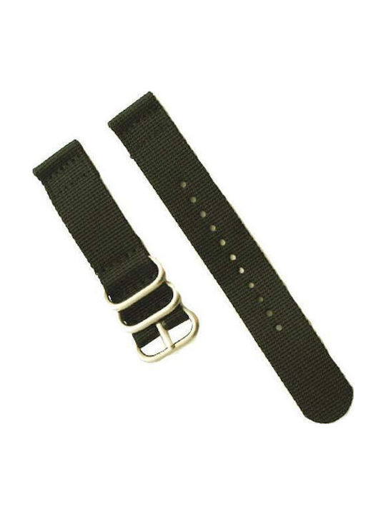 Diloy Straps Fabric curea Benzile Nato Verde 18mm