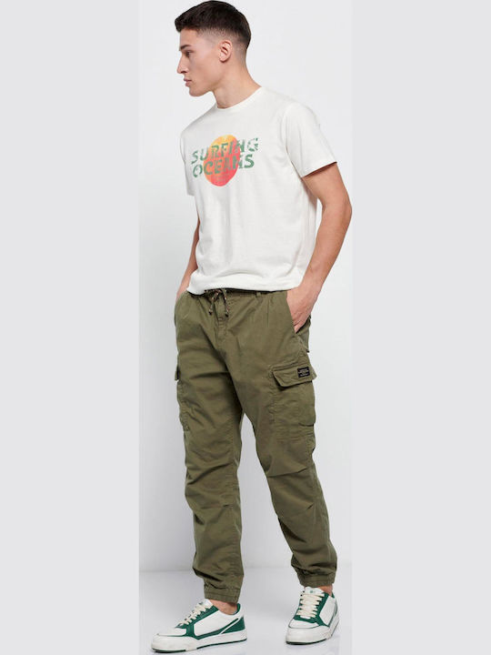 FBM007-03402 Trousers Cargo in Regular Fit Khaki