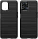 Hurtel Carbon Back Cover Σιλικόνης Μαύρο (Realme 10)