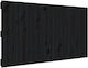 vidaXL Кафлария Креватино Дървено Черно 127.5x60см
