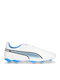 PUMA King Match Pantofi de Fotbal cu crampoane Albe