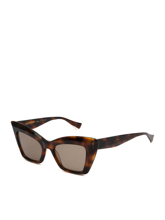 Gigi Barcelona Damen Sonnenbrille mit Braun Sch...