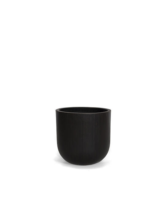 Soulworks Ntomo Planter Concrete Black 41x41x40cm.
