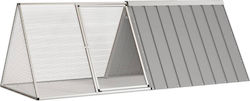 vidaXL 171538 Cușcă din Oțel Galvanizat pentru ...