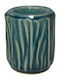 Fylliana 606068 Candle Holder suitable for Tealights Ceramic in Green Color 7.7x7.7x8.5cm 1pcs