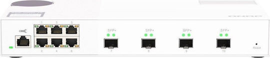 QNap QSW-M2106-4S Gestionat L2 Switch cu 6 Porturi Ethernet și 4 Porturi SFP