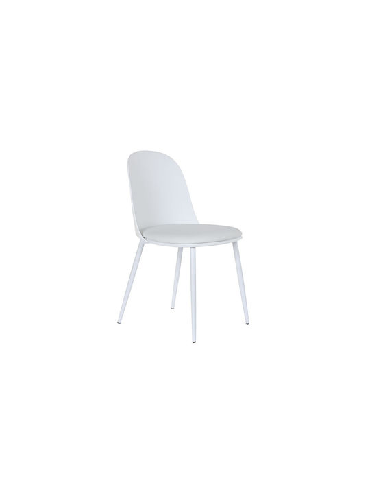 Kitchen Polypropylene Chair White 51.5x44.5x81cm