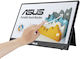 Asus ZenScreen MB16AHT IPS Touch Φορητό Monitor 15.6" FHD 1920x1080 με Χρόνο Απόκρισης 5ms GTG