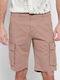 FBM007-00203 Men's Shorts Cargo Dusty Salmon