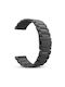 Techsuit Watchband W010 Strap Stainless Steel Black (Samsung Galaxy Watch (46mm) / Watch 3 / Gear S3, Huawei Watch GT / GT 2 / GT 2e / GT 2 Pro / GT 3 (46 mm)) KF238584