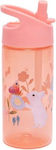 Petit Monkey Bunny Pink Sticlă pentru Copii Plastic Roz 380ml