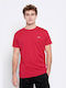 Funky Buddha Herren T-Shirt Kurzarm Raspberry