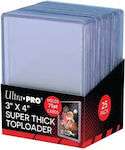 Ultra Pro Game Accessory Thick 75PT Toploader 25pcs