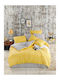 Mc Decor Duvet Cover Set Cotton Single with Pillowcase 160x240 Dream Yellow