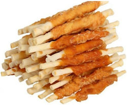 Hilton Hilton Chicken Wrap White Rawhide Dog Stick 500gr Hilton Hilton Chicken Wrap White Rawhide Dog Stick 500gr