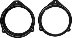 Ice Speaker Ring Car Front and Back Audi A3 / A4 Saab 9-3 Seat Exeo 2pcs