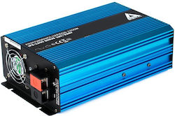 Azo Digital Inverter für Autos Reine Sinuswelle 1200W zur Umwandlung von 12V DC in 230V AC