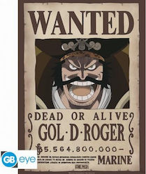 GB eye Афиш One Piece - Wanted Gol D. Roger 38x52см