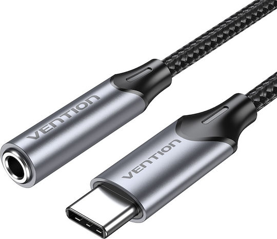 Vention Converter USB-C male to 3.5mm male Gray 1pcs BGMHA