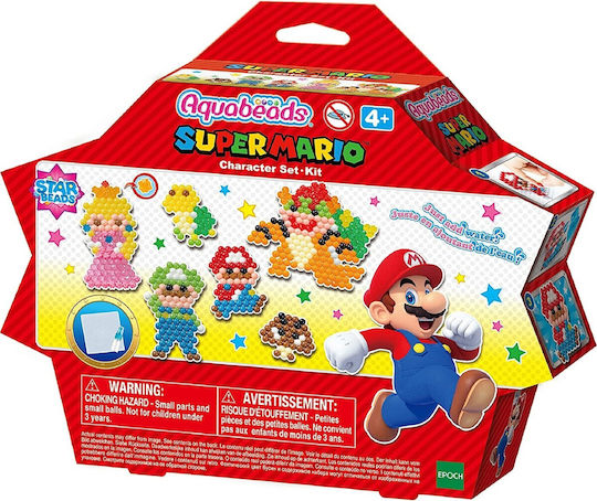 Epoch Toys Meșteșuguri pentru copii Aquabeads Super Mario Character Set pentru copii de 4+ ani+ ani