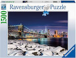 Winter in New York Puzzle 2D 1500 Bucăți