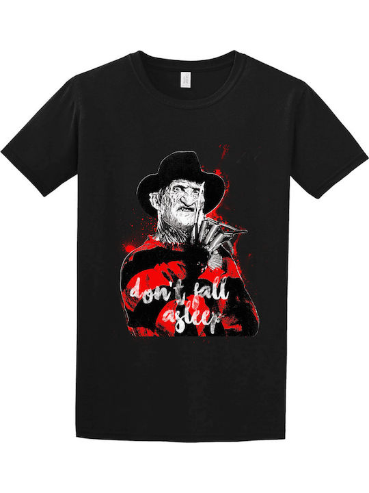 Gildan Dont Fall Asleep T-shirt Black