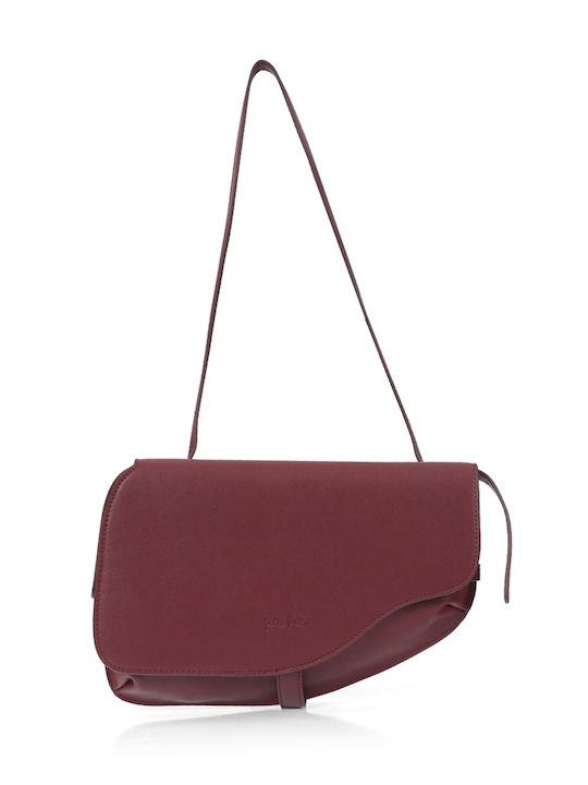 Irregular Geantă de damă De umăr Burgundy