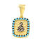 Prince Silvero Pendant Kids Talisman with the Virgin Mary made of Silver 9X-MD007-3Q