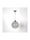 Pendant Light Single-Light Ball for Socket E27 Silver