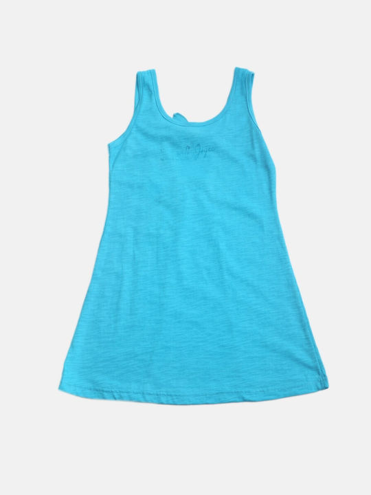 Joyce Kids Dress Sleeveless Light Blue